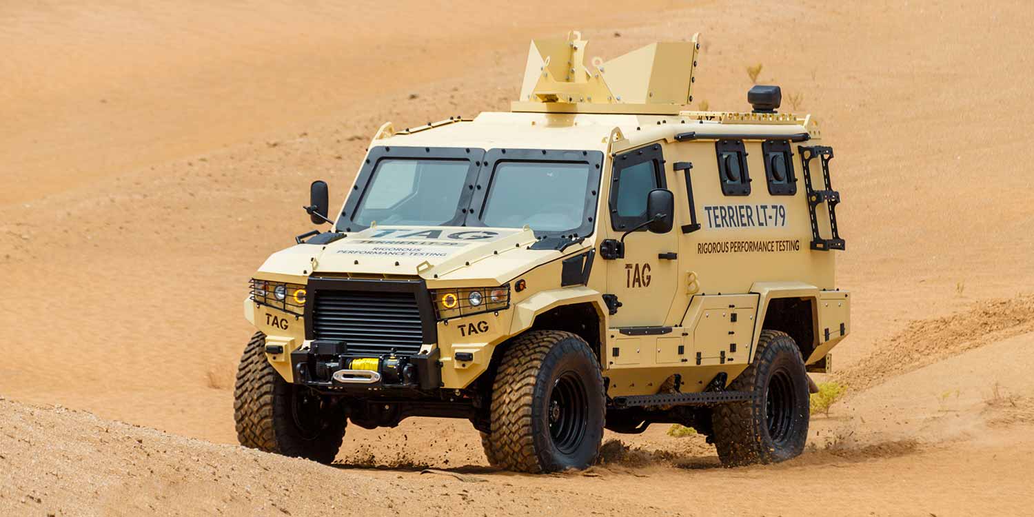 Terrier Armored Military Vehicle